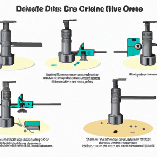 drill-press-maintenance-guide-cleaning-lubricating-and-calibrating-your-machine.png An image showcasing the step-by-step process of cleaning a drill press, complete with a close-up of removing debris, lubricating the spindle, and calibrating the depth stop, all while emphasizing the importance of proper maintenance