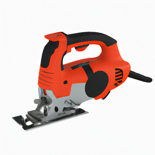 must-have-jigsaw-features-orbital-action-variable-speed-blade-change-dust-control.png An image showcasing a professional jigsaw with a sleek design, featuring a rotating blade mechanism, a speed dial for adjustable cutting pace, a convenient blade change system, and effective dust extraction capabilities