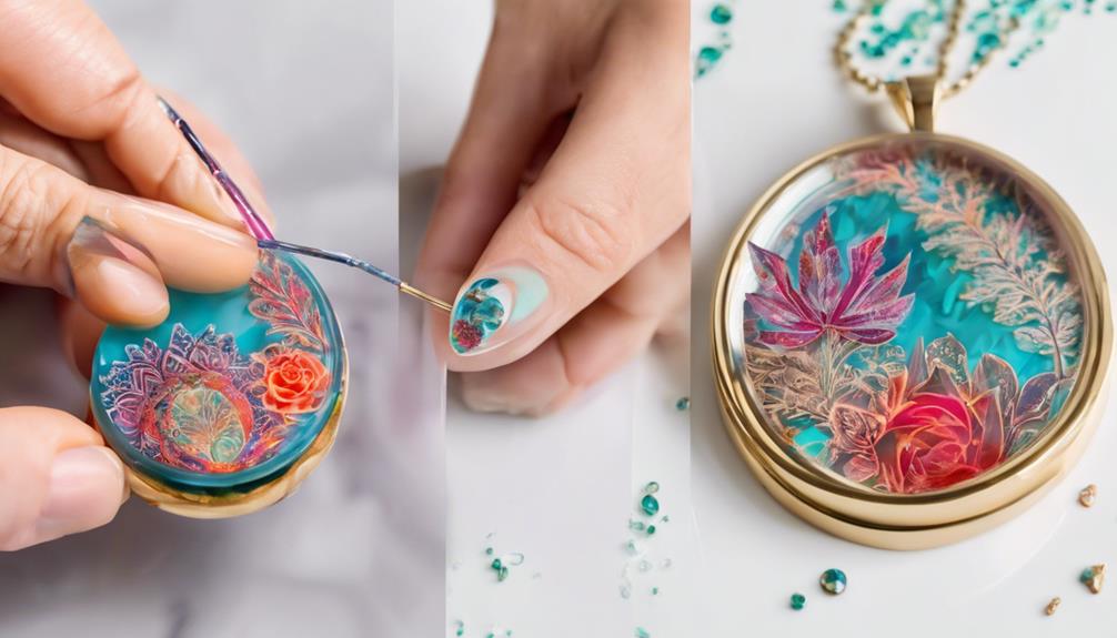 adding decorative stickers carefully
