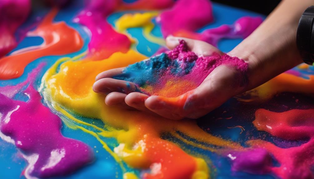 creating vibrant neon colors
