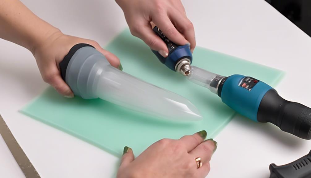 drying paint with heat